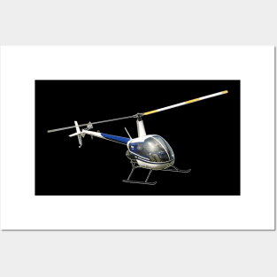 Robinson R22 Posters and Art